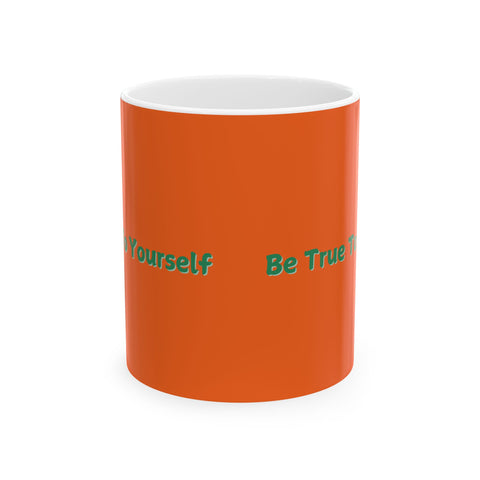 BTTY Ceramic Mug (11oz) - Unique Geometric Design Coffee Cup for Modern Home Decor