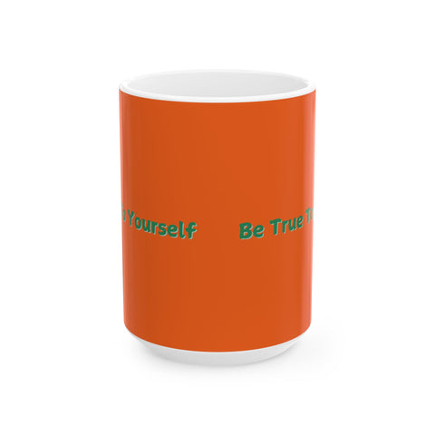 BTTY Ceramic Mug (11oz) - Unique Geometric Design Coffee Cup for Modern Home Decor