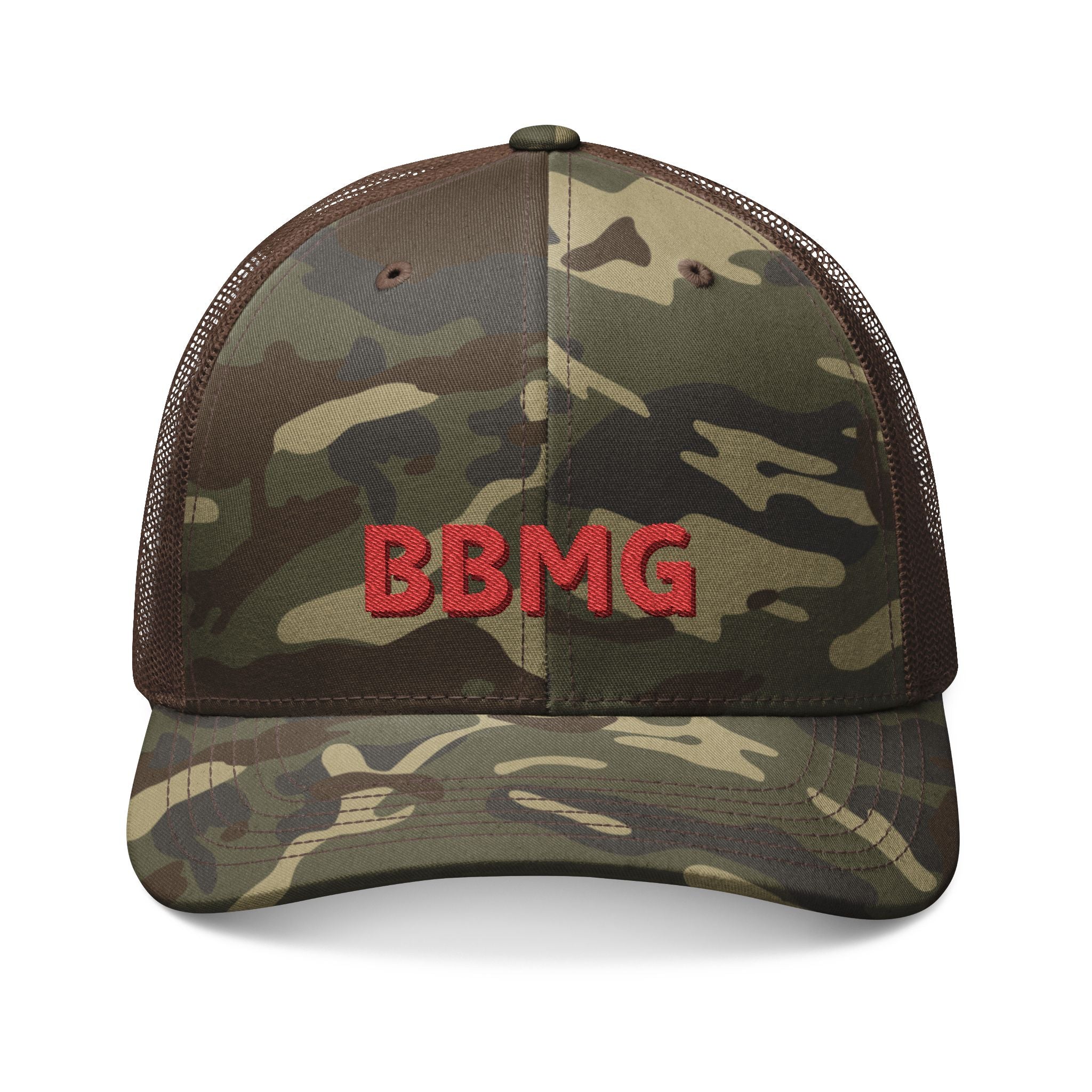 BBMG Camouflage Trucker Hat - Stylish Outdoor Wear for Adventurers