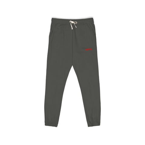 BBMG Garment-Dyed Fleece Sweatpants - Cozy Relaxed Fit for Everyday Comfort